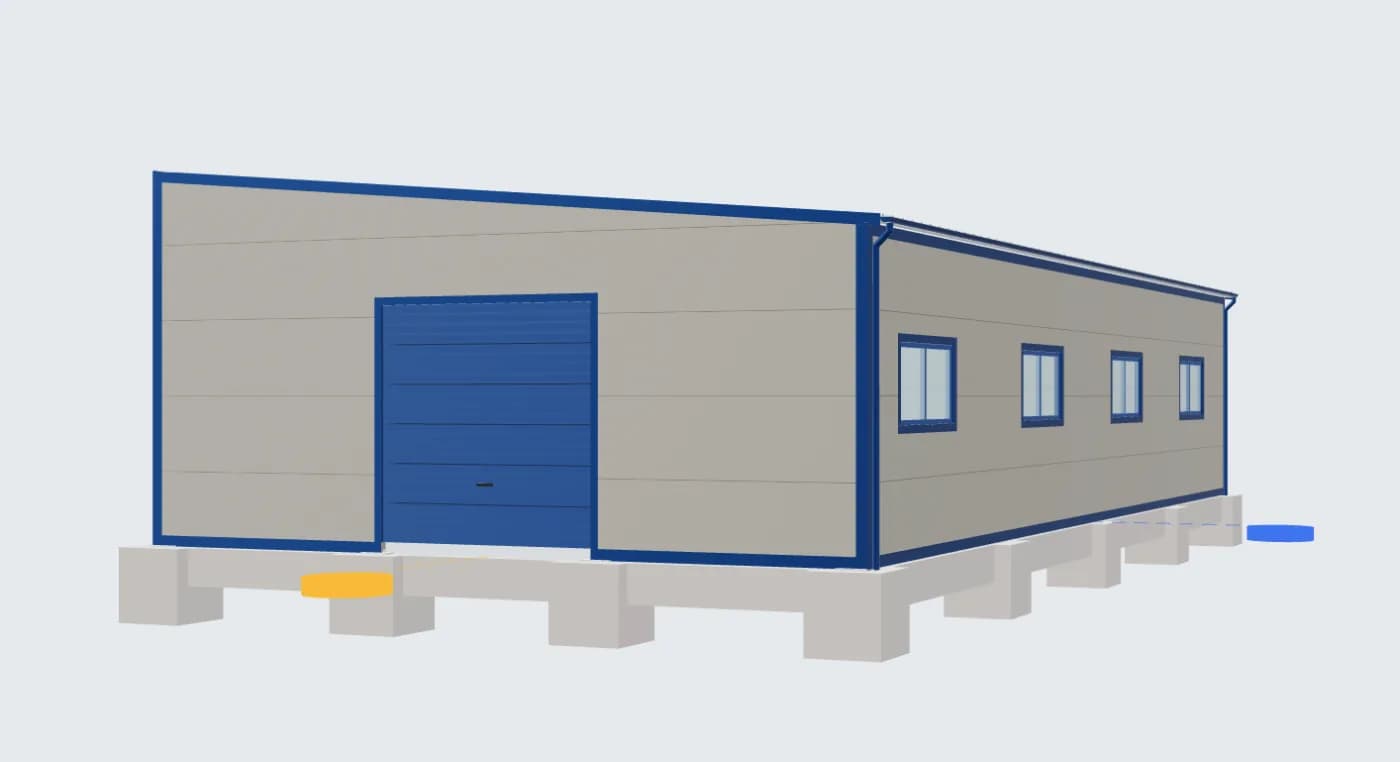 Prostorový 3D model přístavba