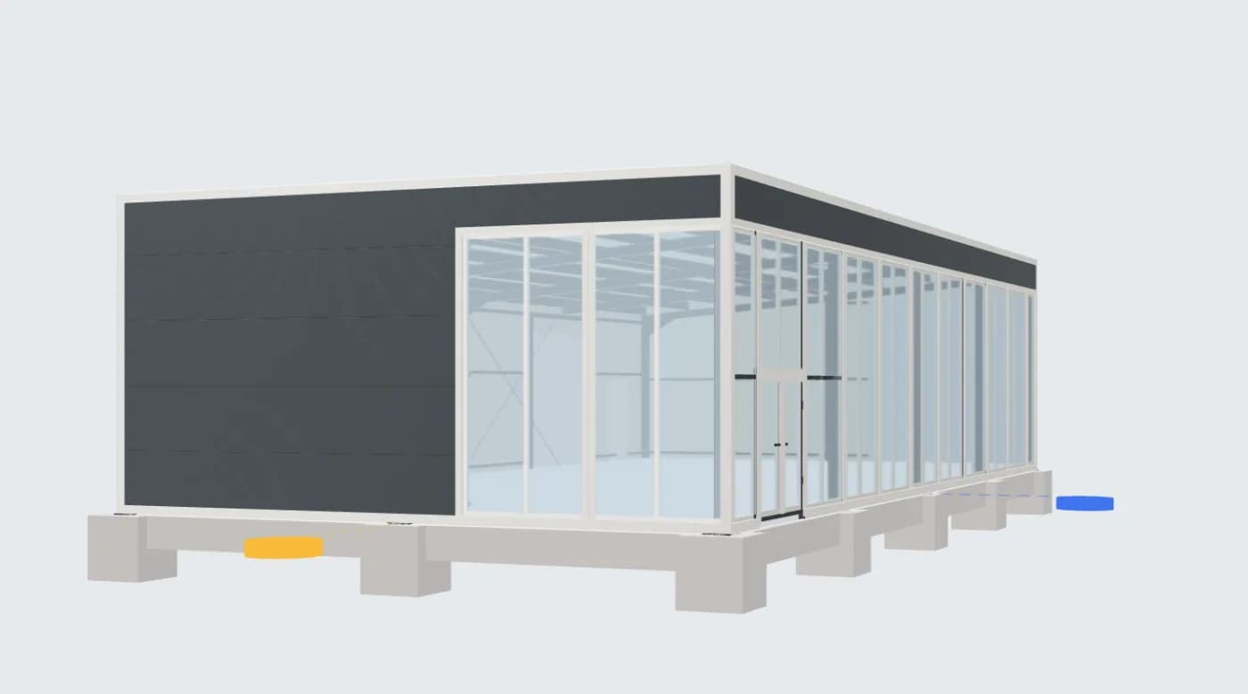Prostorový 3D model showroom a prodejna