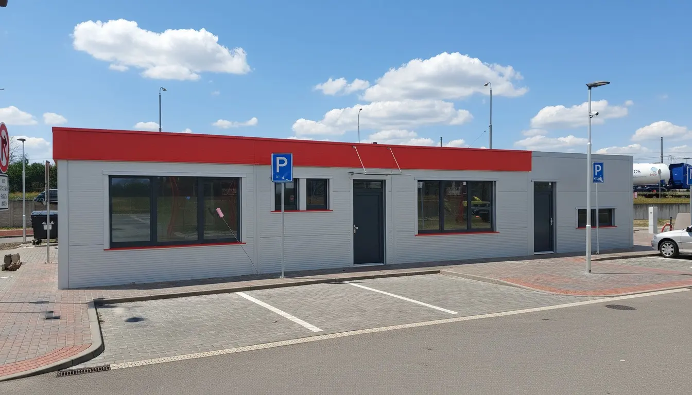 Zázemí pro obsluhu v lokalitě České Budějovice, rozměry 11,5 x 18 m – fotografie 3