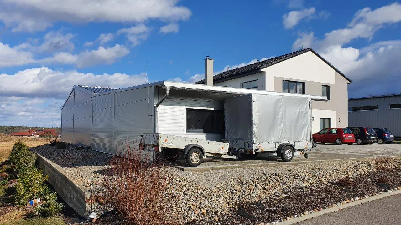 Výrobní a expediční hala v lokalitě Kamenný Újezd u Českých Budějovic, rozměry 14 x 14 m + přístavek 10 x 7 m – fotografie 3
