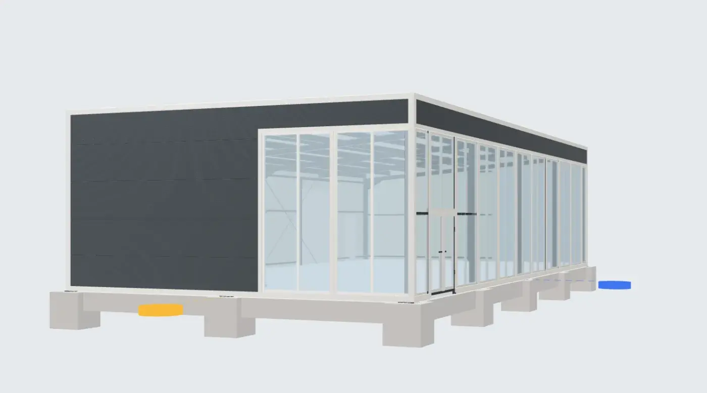 Prostorový 3D model showroom a prodejna
