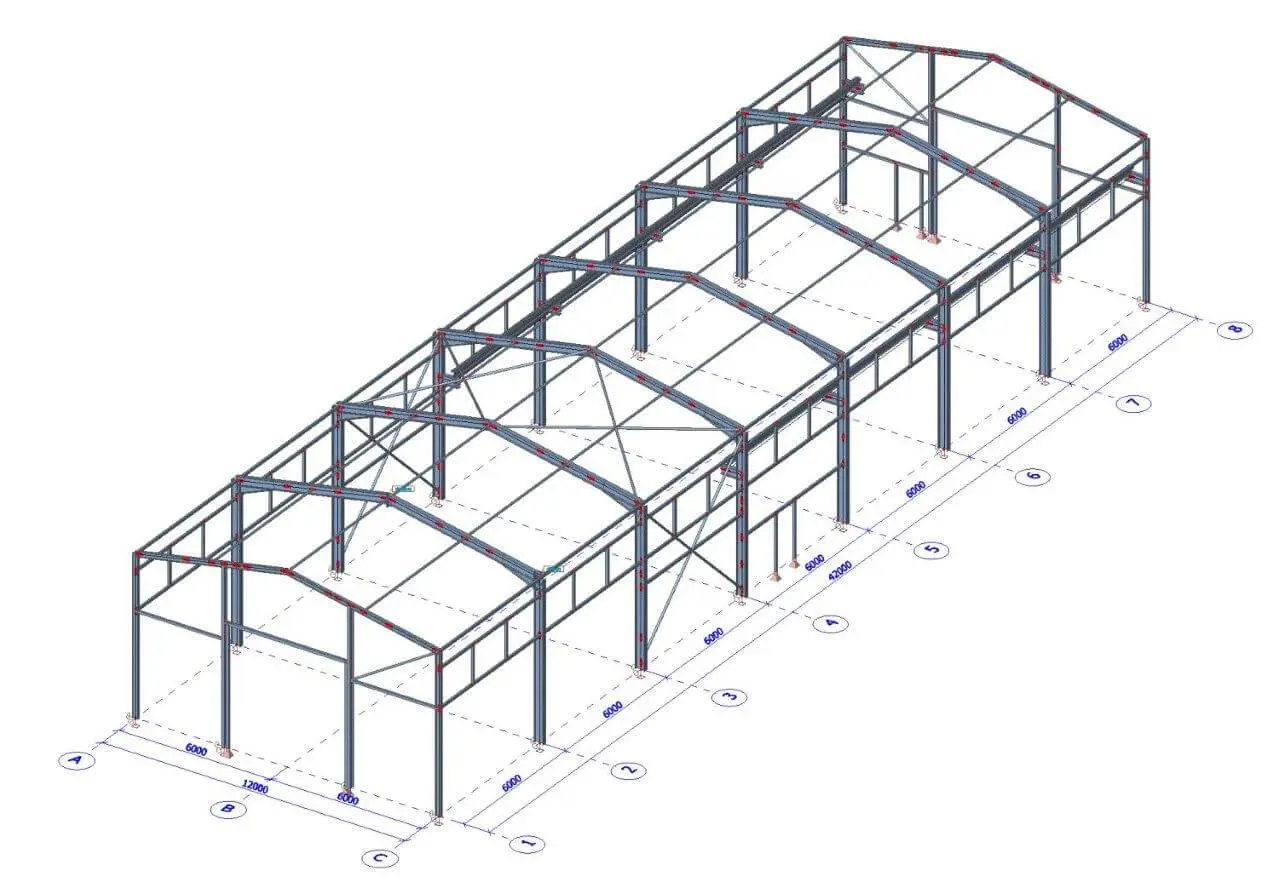 Výrobní a skladová hala v lokalitě Lišov u Českých Budějovic, rozměry 12 x 42 m – fotografie 6