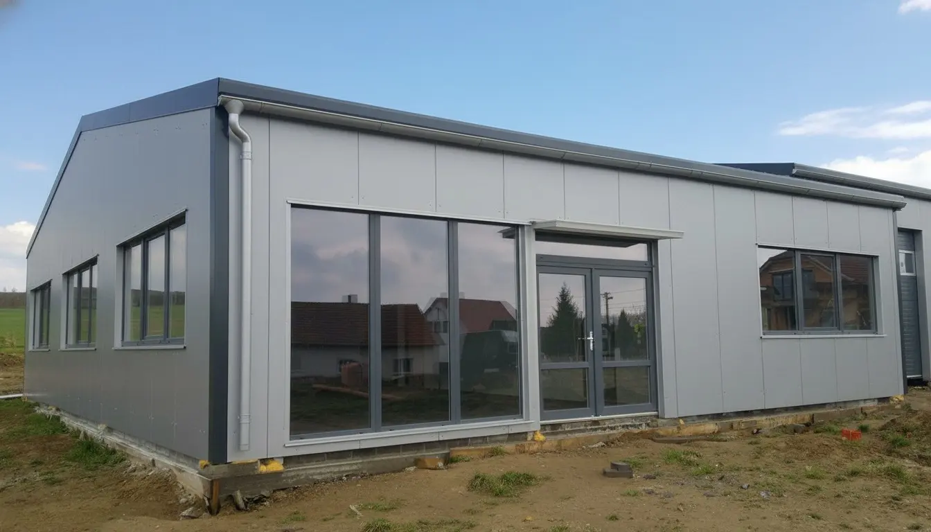 Prodejní hala se zázemím a skladem v lokalitě Lukavec, rozměry 12 x 15 m (výška 4 m) a 12 x 15 m (výška 5m) – fotografie 2