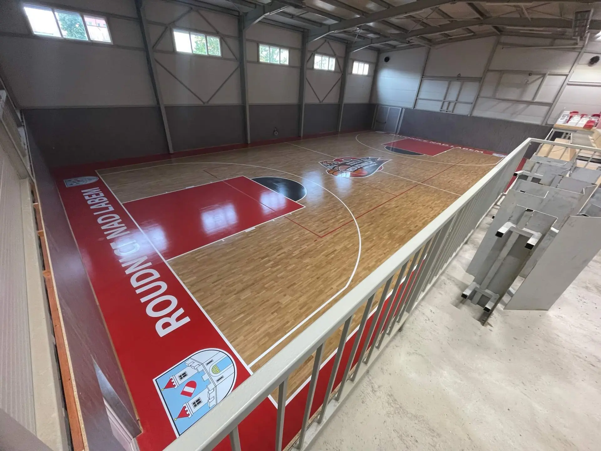 Sportovní hala, tělocvična - basketbalová akademie v lokalitě Roudnice nad Labem - Mondi aréna, rozměry 26 x 31 x 8,5 m – fotografie 9