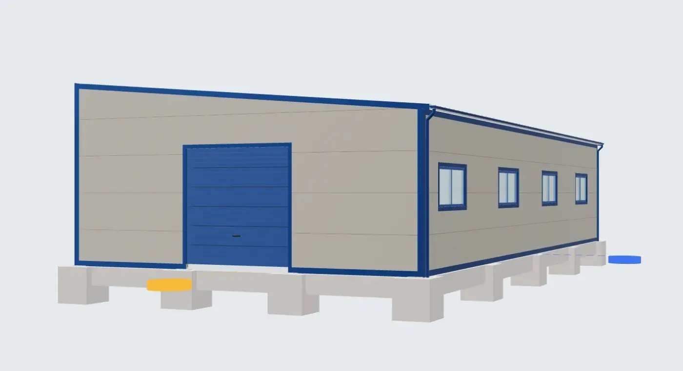 Prostorový 3D model přístavba