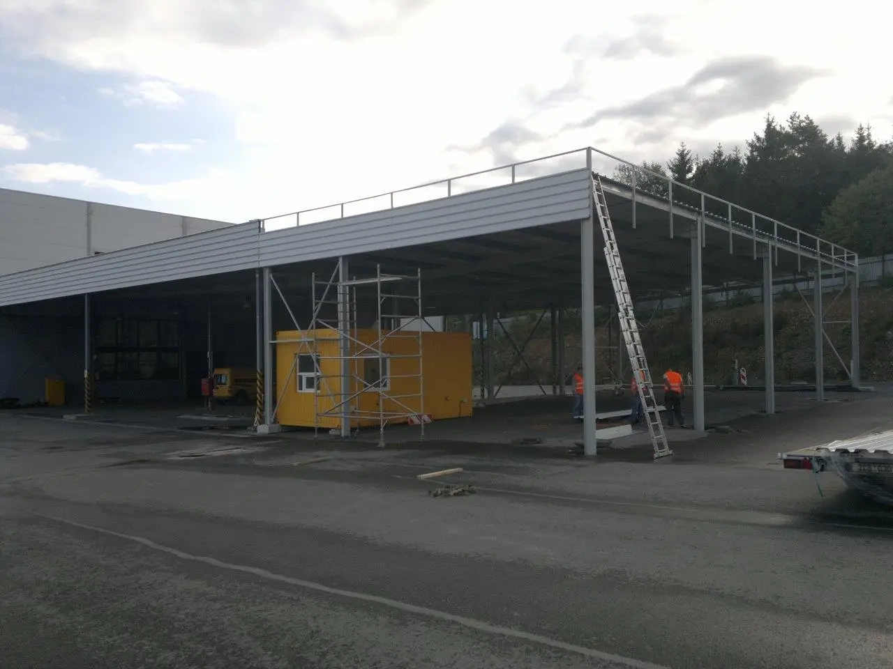 přístřešek pro stavební stroje v lokalitě Plzeň, rozměry 12 x 23 m – fotografie 6