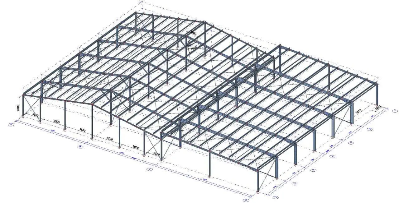 Přístřešek v lokalitě Kamenný Újezd u Českých Budějovice, rozměry hala 28 x 35 m a přístřešek 19,5 x 35 m – fotografie 10