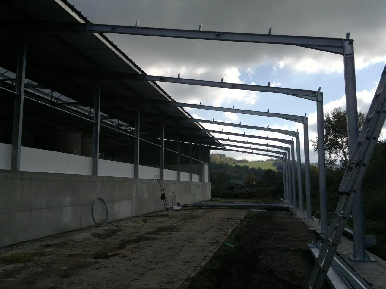 Zemědělská hala v lokalitě Vimperk , Bořanovice, rozměry 33 x 73 m – fotografie 7