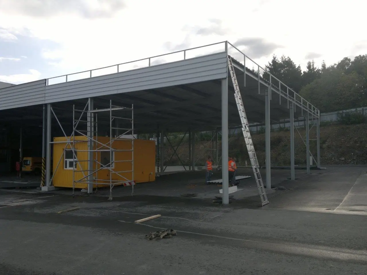 přístřešek pro stavební stroje v lokalitě Plzeň, rozměry 12 x 23 m – fotografie 5
