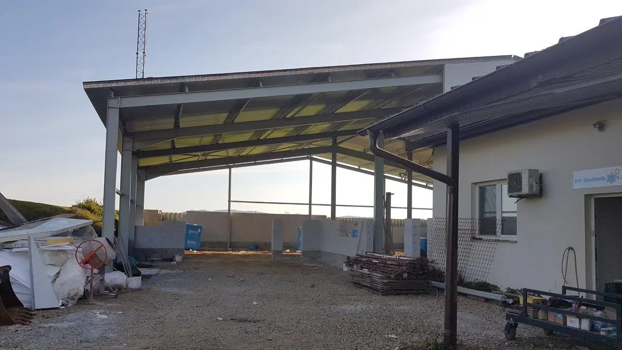 Skladová hala v lokalitě Krasejovka u Kamenného Újezda, rozměry 24 x 22 m – fotografie 6