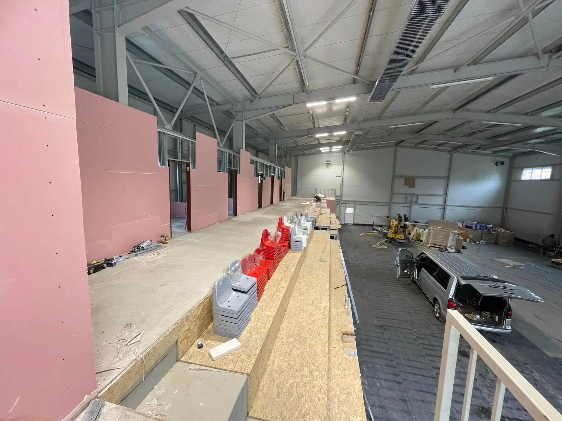 Sportovní hala, tělocvična - basketbalová akademie v lokalitě Roudnice nad Labem - Mondi aréna, rozměry 26 x 31 x 8,5 m – fotografie 12