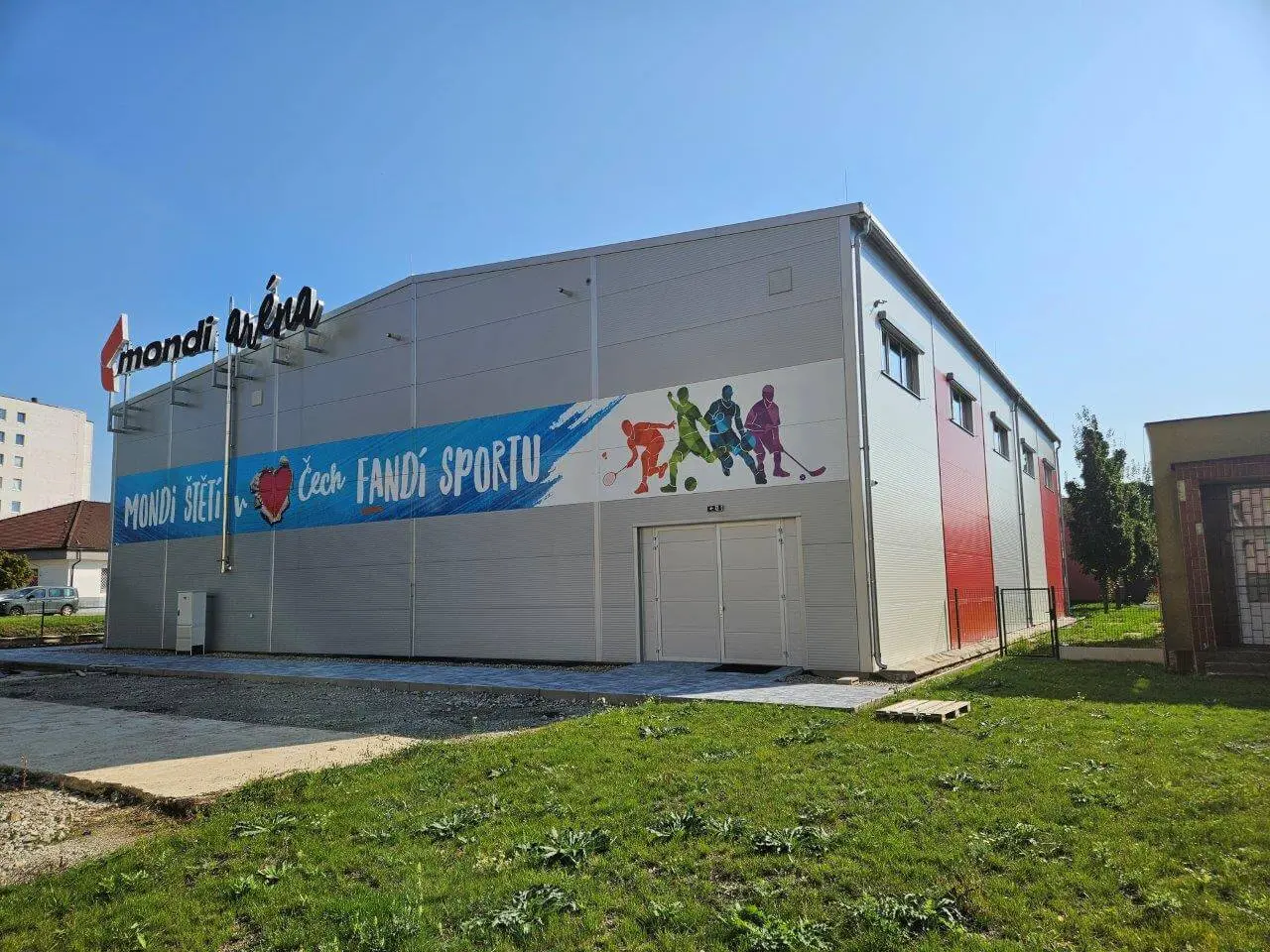 Sportovní hala, tělocvična - basketbalová akademie v lokalitě Roudnice nad Labem - Mondi aréna, rozměry 26 x 31 x 8,5 m – fotografie 8