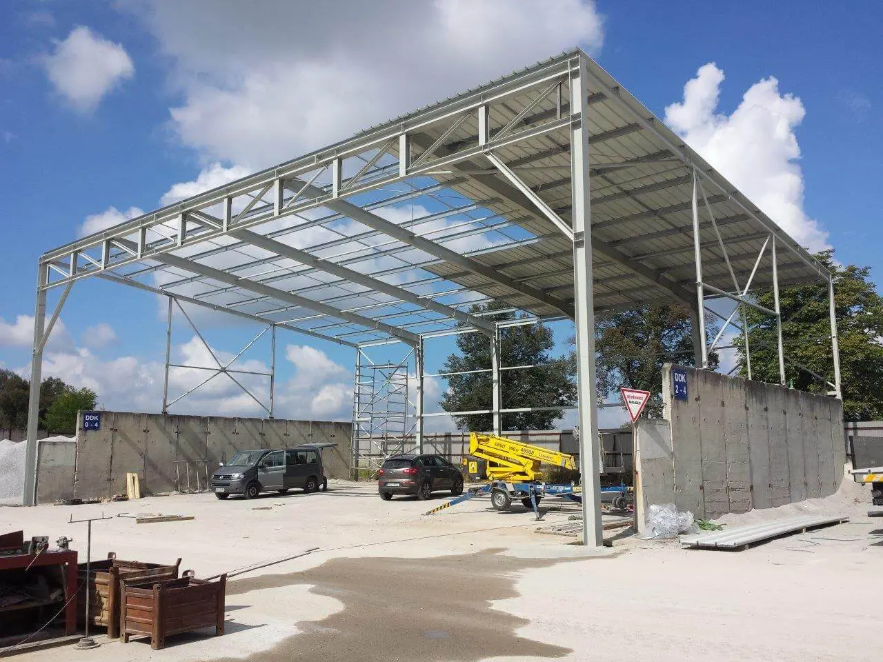 Přístřešek v lokalitě Planá u Českých Budějovic, rozměry 17,4 x 25,5 m – fotografie 3
