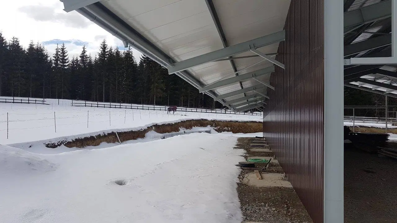 Zemědělské haly v lokalitě Vrbice u Vacova, rozměry 22 x 42 m – fotografie 5